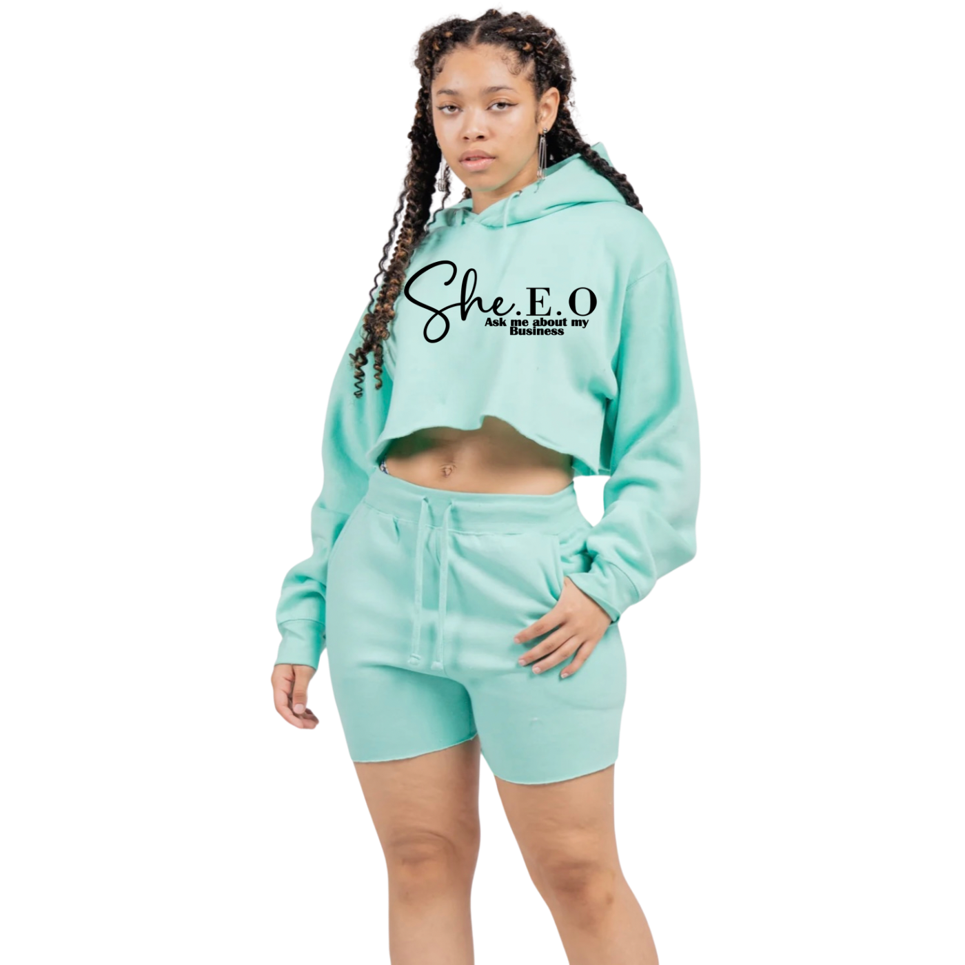 She.E.O Crop Top Short Set