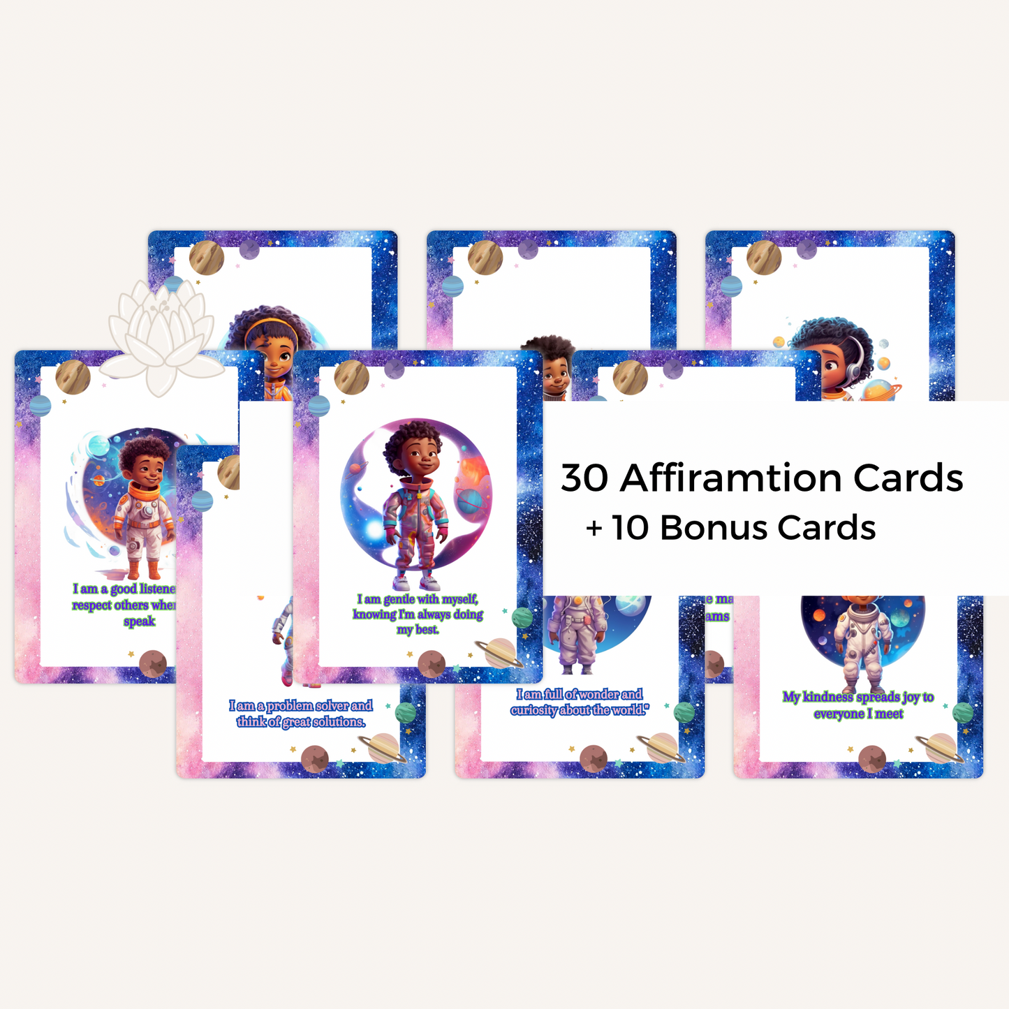 Kindergarten Affirmation cards *Digital Download*