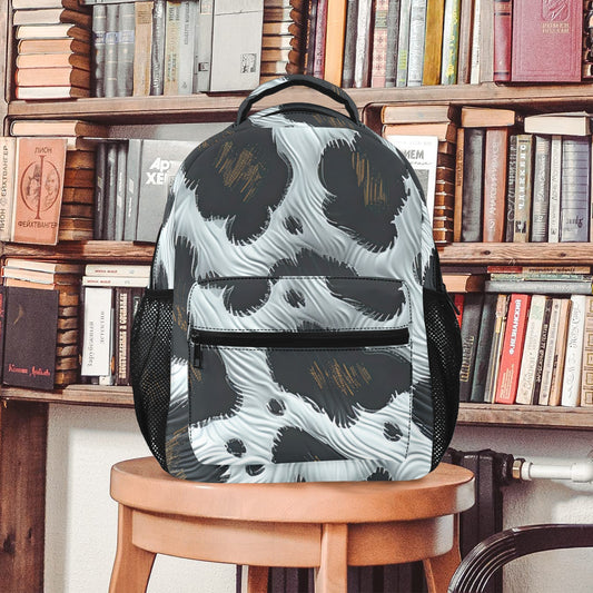 Cow Print Casual Backpack