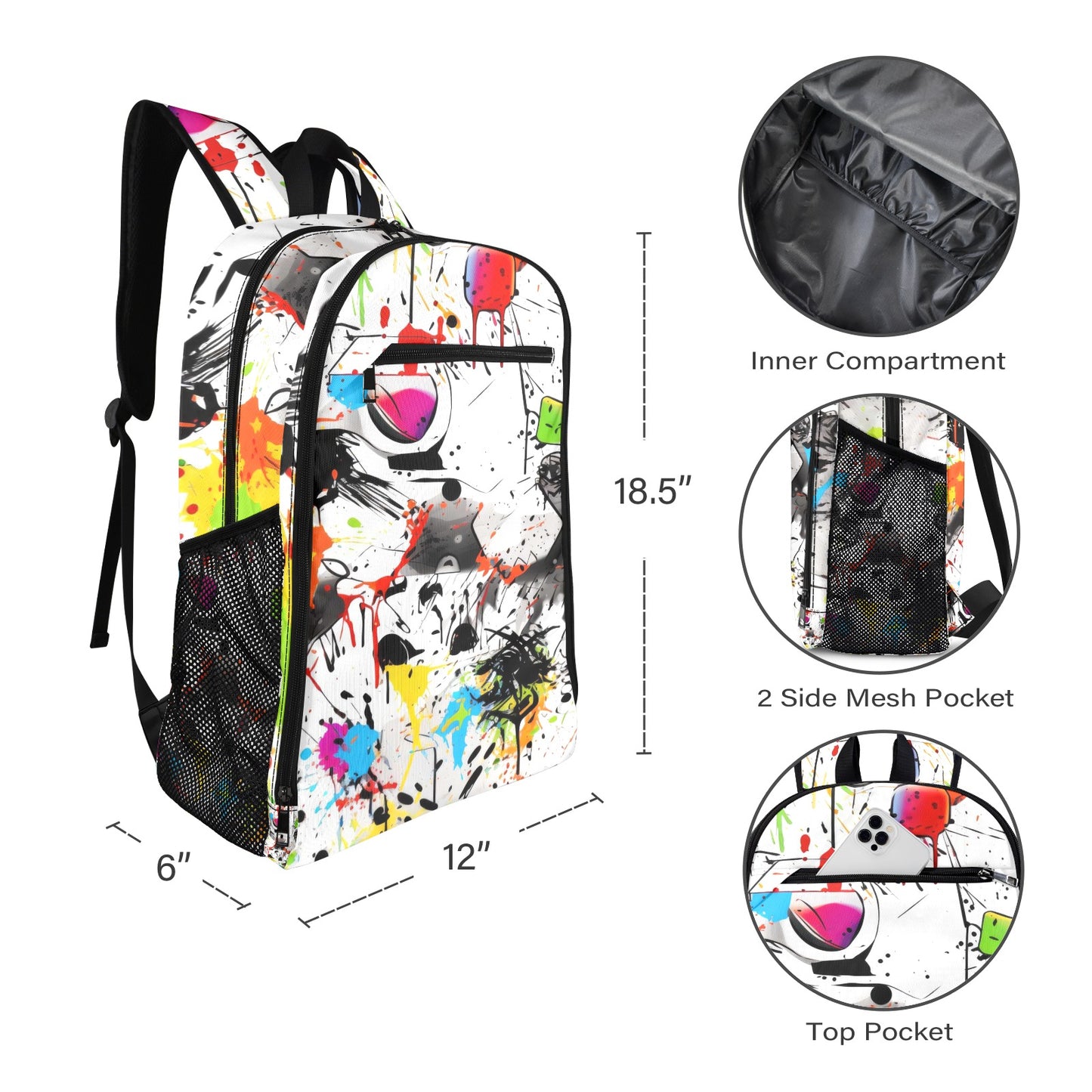 Gamers 3 Versatile Leisure Sports Backpack