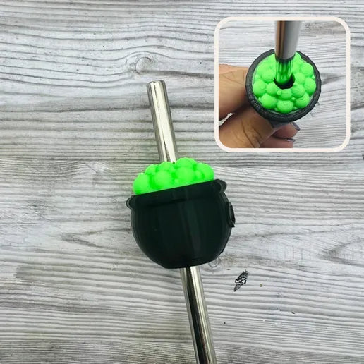 Cauldron Straw Topper