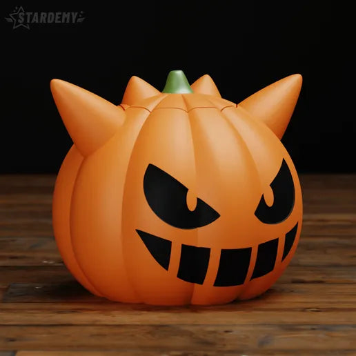 Gengar Pumpkin Candy Basket
