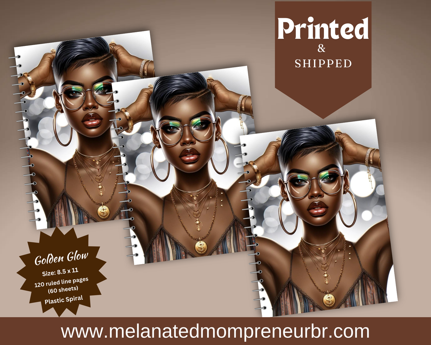 Melanin Chic: Golden Glow