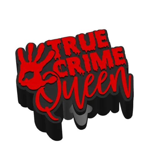 True Crime Queen Straw Topper