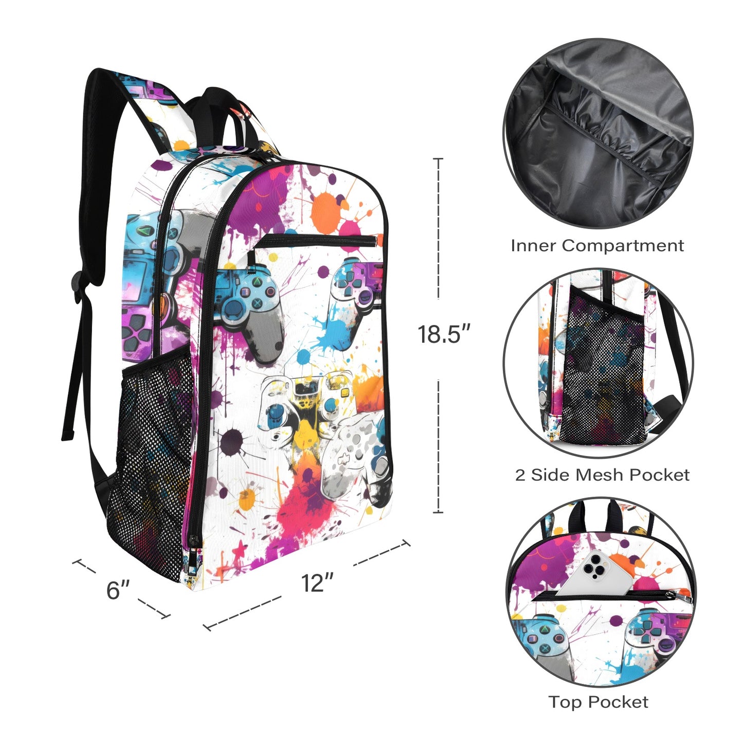 Gamers 1 Versatile Leisure Sports Backpack