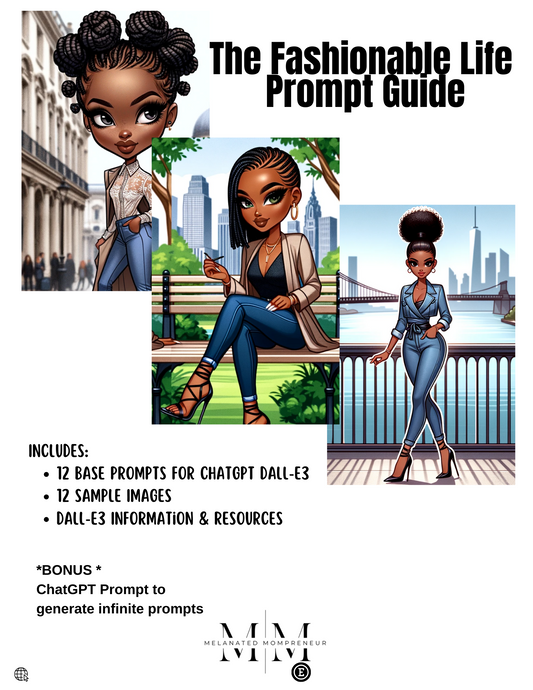 The Fashionable Life ChatGPT v4 & DALL-E3 Ai Art Prompt Guide